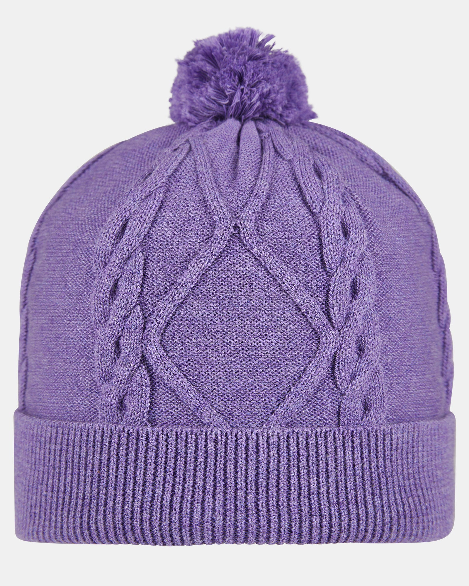 Organic Beanie Ziggy | Organic cotton yarn | Pansy Purple | Toshi