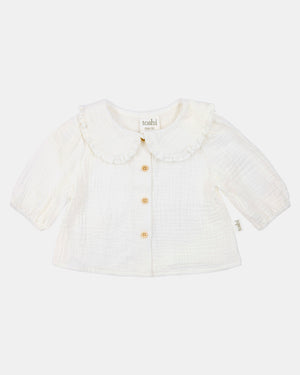 Baby Blouse Peter Pan Cream