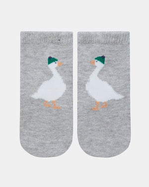 Organic Socks Ankle Jacquard Lucie Goosie