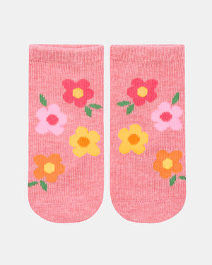 Organic Socks Ankle Jacquard Rosie Posie