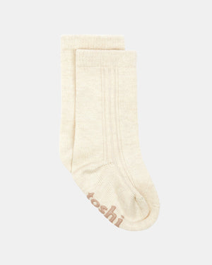 Organic Socks Knee Dreamtime Feather