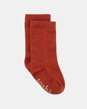 Organic Socks Knee Dreamtime Saffron