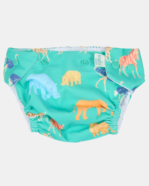 Reusable Swim Nappy Paradise Congo Seagrass